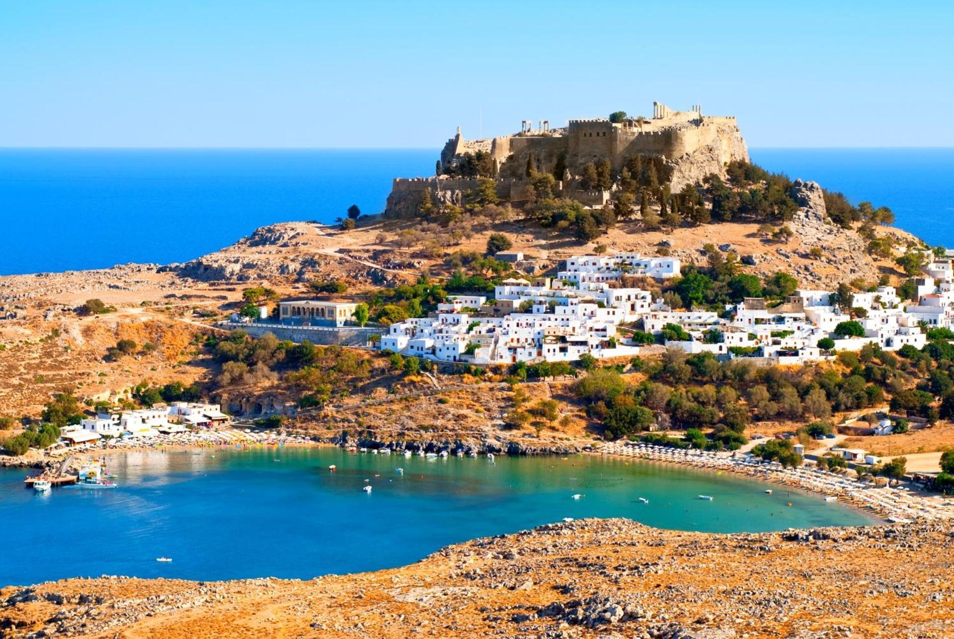 Galini View Apartments Lindos Esterno foto