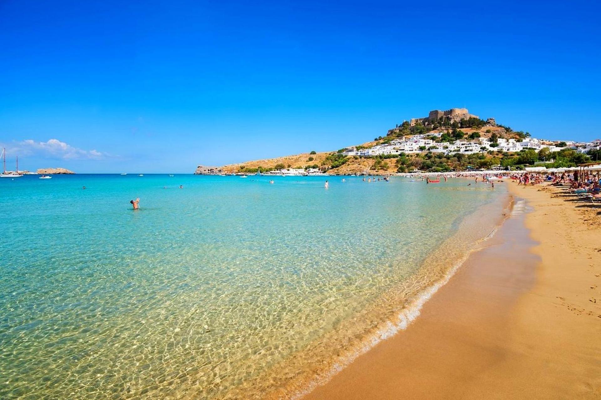 Galini View Apartments Lindos Esterno foto