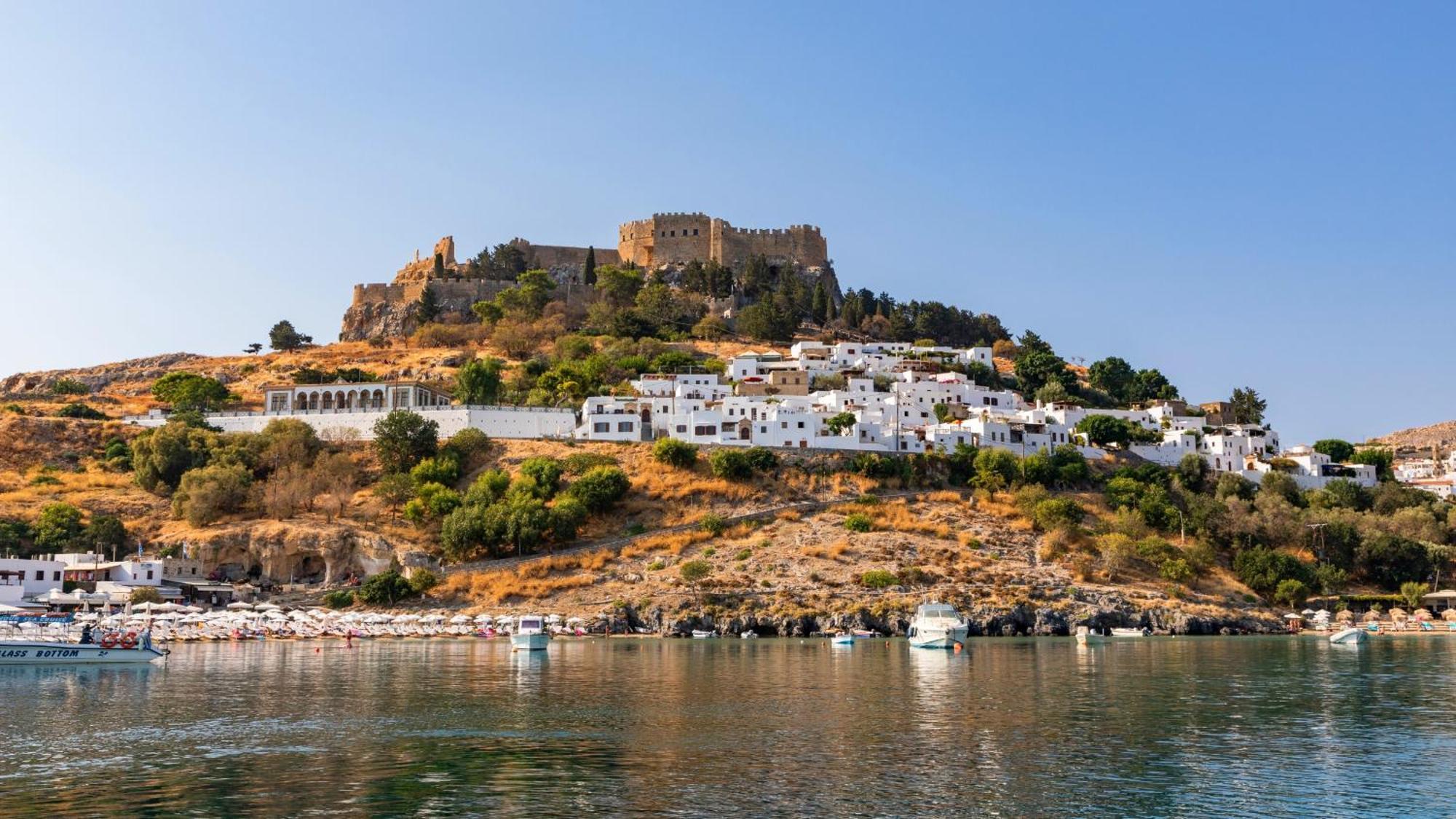 Galini View Apartments Lindos Esterno foto