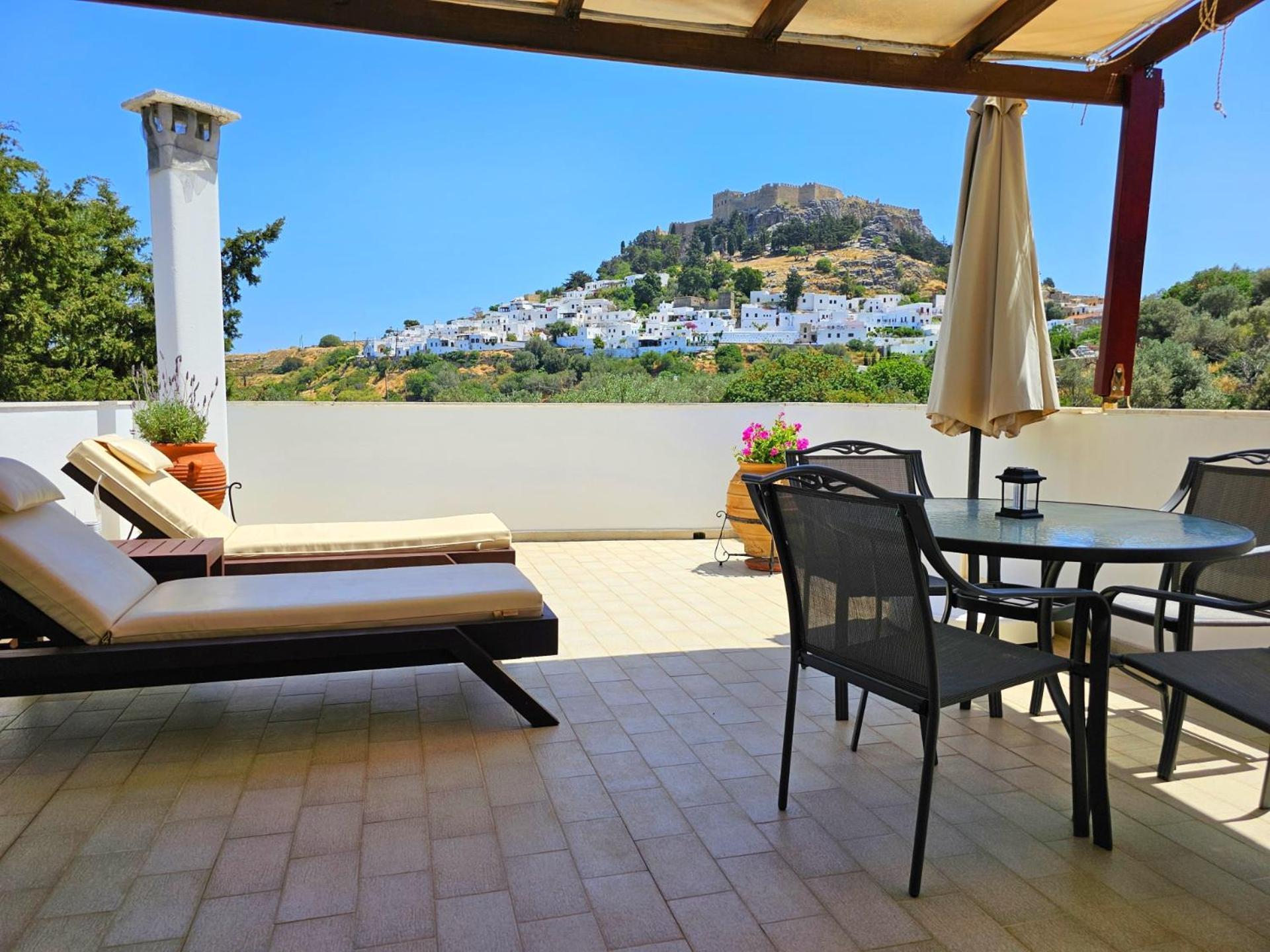 Galini View Apartments Lindos Esterno foto