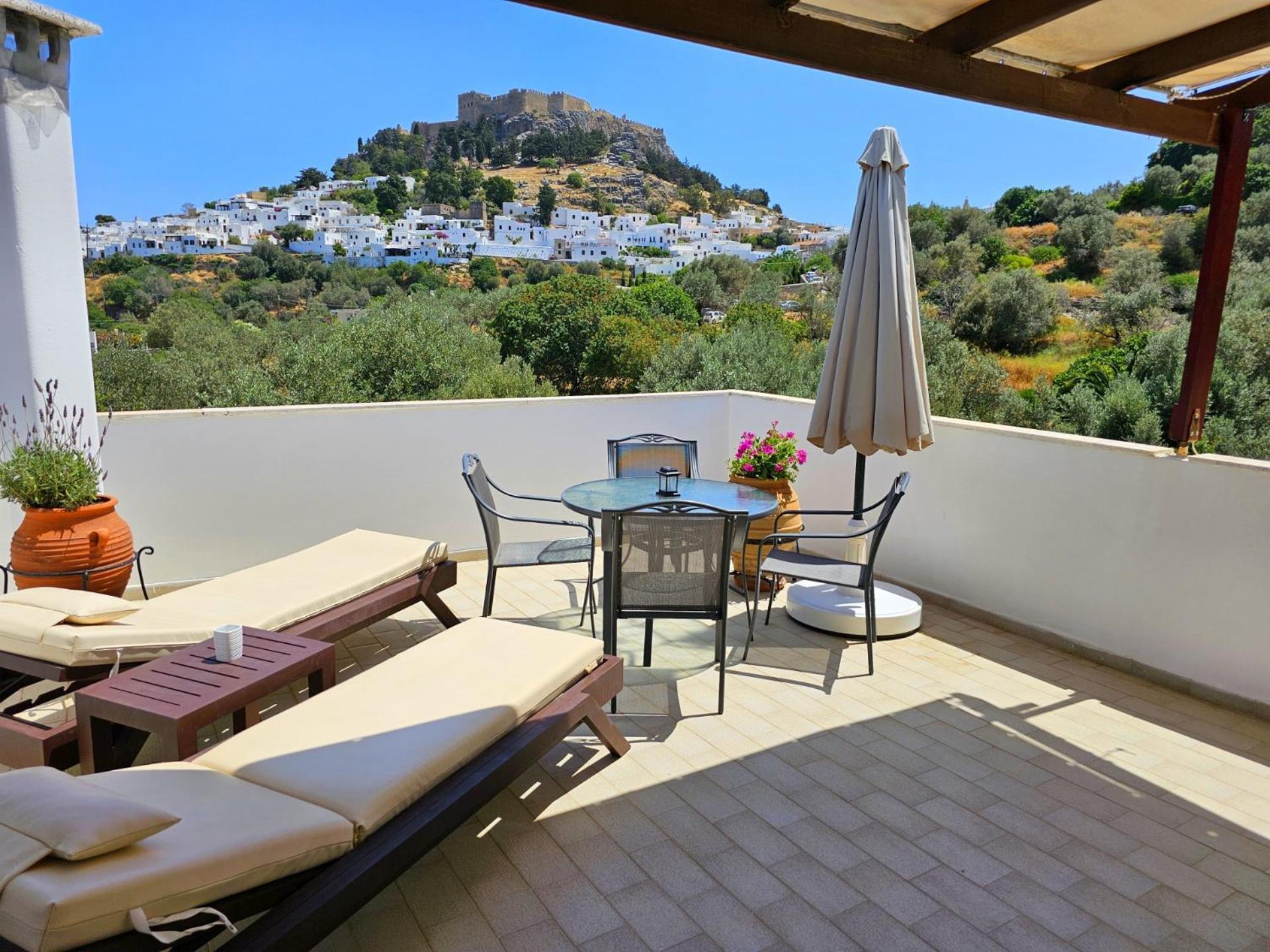Galini View Apartments Lindos Esterno foto