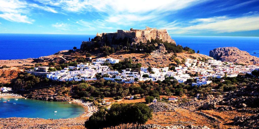 Galini View Apartments Lindos Esterno foto