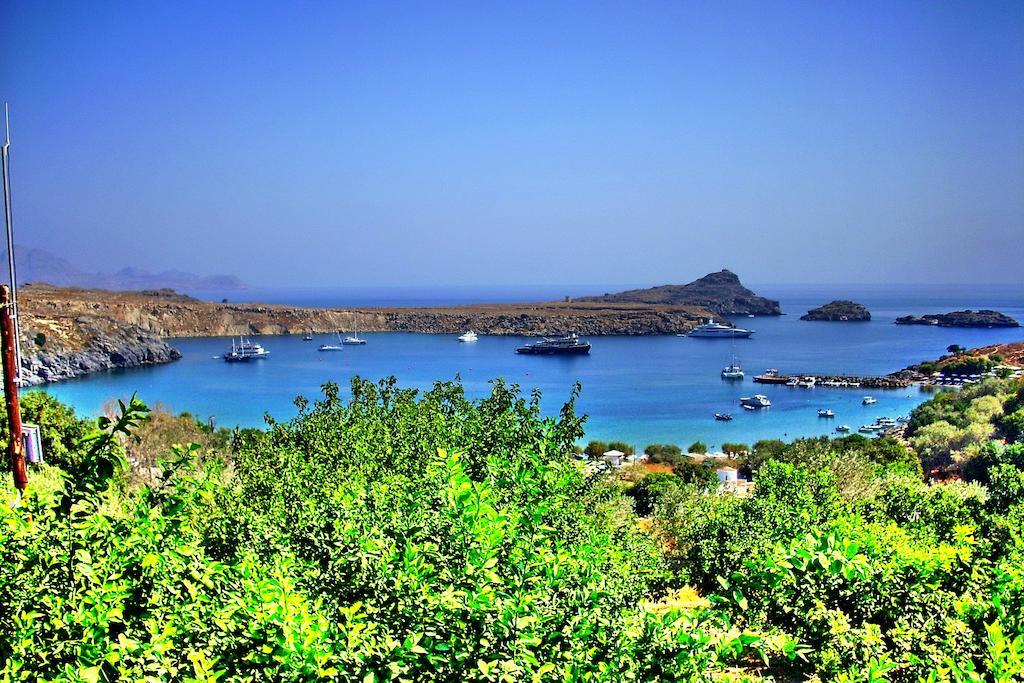 Galini View Apartments Lindos Esterno foto