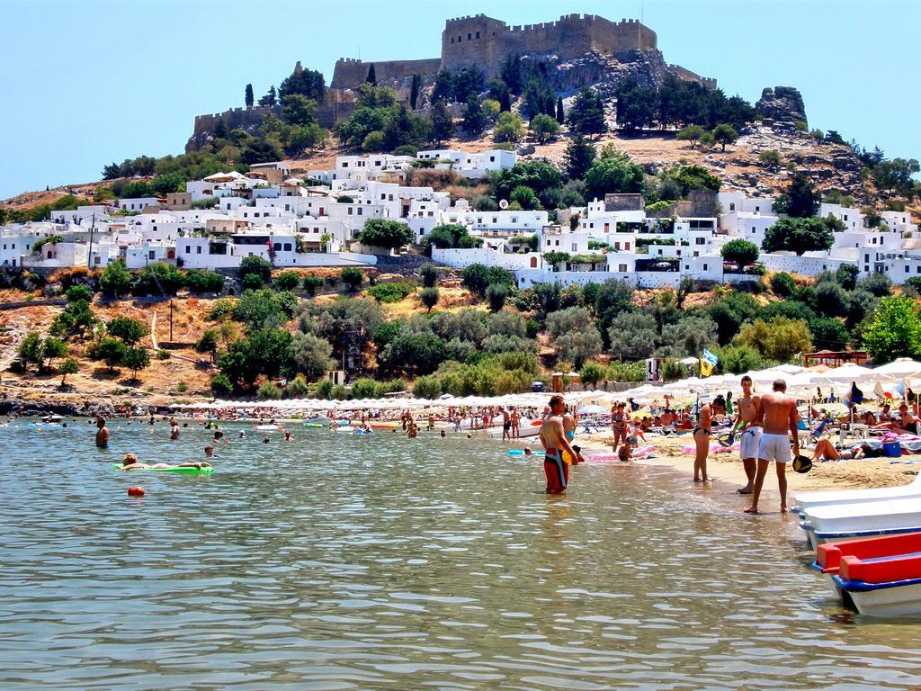 Galini View Apartments Lindos Esterno foto