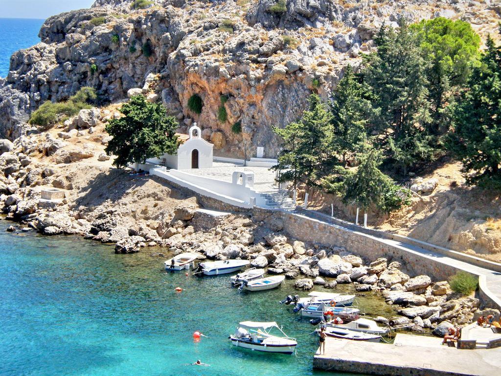 Galini View Apartments Lindos Esterno foto