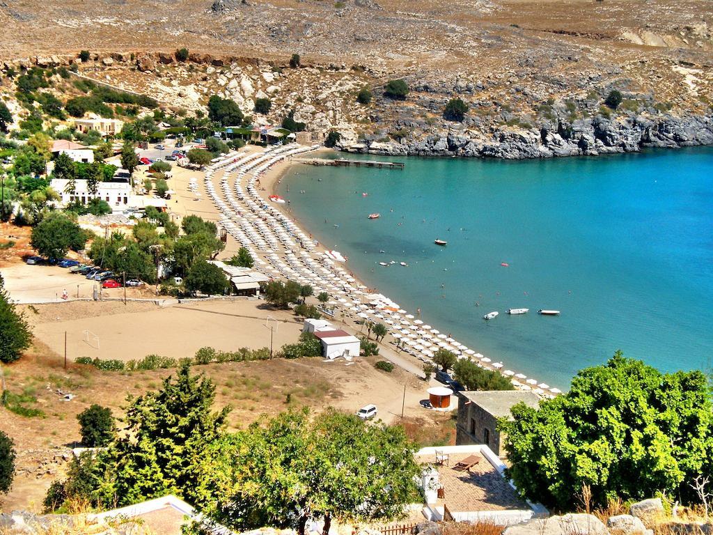 Galini View Apartments Lindos Esterno foto